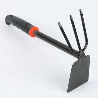 Dụng cụ làm vườn cào cuốc 2 trong 1 cán bọc cao su